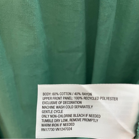 NWT Knox Rose sleeveless blouse, color Batik Green, size Small - Picture 8 of 12